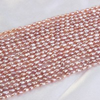 Perles d'eau douce authentiques de petite taille de 2 à 3mm, produit naturel semi-fini de minuscules perles de défauts de fil
