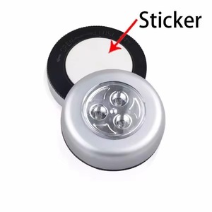 <strong>3</strong> <strong>LED</strong> Touch Control Battery Powered Bedroom Night Light Car Reading Light for Camping