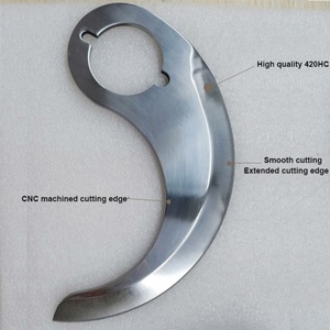 Replacement Stainless Steel <b>Meat</b> <b>Grinders</b> Blade Compatible with Hobart HCM 450 <b>Meat</b> <b>Grinder</b> - Product Image 3