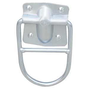 Asas para bidones galvanizadas en caliente CH - Capacidad de 500 lb, acero inoxidable para bidones de fibra/plástico - Product Image 2