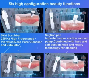 Nouveautés 7 en 1 Smart Ice Blue H2o2 Hydra <span class=keywords><strong>Oxy</strong></span> Aqua Hydrodermabrasion Machine faciale - Product Image 4