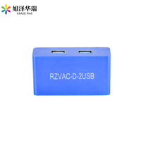 Conector Hermético Asaze Rae, 2 USB 3.0 F/F, Módulo Sellado Tipo D, Conector Industrial de Aviación, Enchufe Hermético