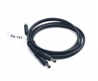 Kabel Trigger PD USB-C Male, Adaptor Daya Splitter 9V/12V DC 5521