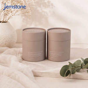 Caja de Embalaje Cilíndrica Biodegradable Personalizada para Aceites Esenciales, Caja de Regalo de Tubo de Papel Personalizada para Velas de Lujo - Product Image 3