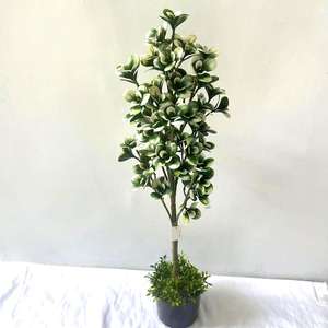 Vente flash Arbre artificiel réaliste <span class=keywords><strong>à</strong></span> dégradé Grand arbre d'eucalyptus Feuilles Salon Maison Jardin Décoration Plantes artificielles Feuilles - Product Image 3