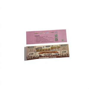 Billet cadeau imprimé sécurisé avec impression sérigraphique, poster avec hologramme laminé sur papier kraft/offset - Product Image 4