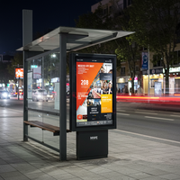 Máquina de Publicidad Inteligente a Prueba de Explosiones IP65 con SDK para Autobuses, Señalización Digital Exterior Impermeable, Tótem de Aluminio/Acero Inoxidable