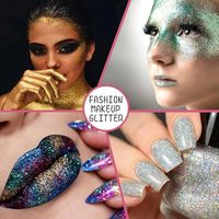 Haute Pigment lâche miroitant poudre de paillettes de qualité cosmétique pour le corps paillettes fard à paupières brillant à lèvres Nail Art