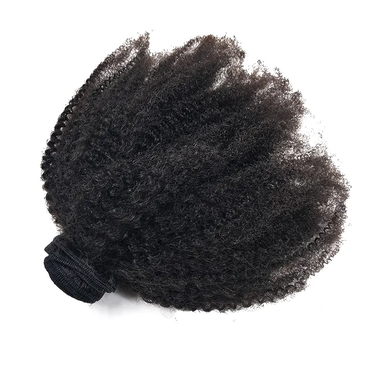Heißer Verkauf Afro verworrene lockige reine haarwebart 4A/4B/4C Engen Verworrene Lockige Afro Menschliches Haar Bundles