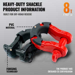 AUTOBOTS 3/4 pouces personnalisé enduit de poudre 8t charge de travail robuste vis goupille arc manille - Product Image 2