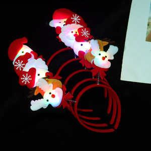 Gafas de Peluche con Luces Navideñas, Diademas, Anillos, Decoraciones para Fiestas y Celebraciones Navideñas - Product Image 2