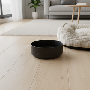 Comedero de Cerámica Be Nordic de 0.5 L y 16 cm, Negro, para Mascotas - Product Image 3