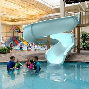 Toboggan <span class=keywords><strong>aquatique</strong></span> commercial extérieur en fibre de verre pour piscine, équipement de jeux aquatiques pour adultes et enfants - Product Image 2