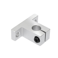Pièces usinées sur mesure en aluminium, support d'axe optique, support de rail de roulement linéaire, service d'usinage CNC