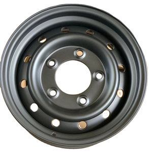 <span class=keywords><strong>FLYWAY</strong></span> Nuevo Rin de Acero Wolf de 16x6.5 con Acabado Plateado de 20 mm ET Incluye Pernos para Defender 90/110/130 - Product Image 1
