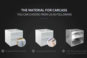 קידום מדגם baineneng עם מחיר נמוך סדרת וולקנית מטבח נירוסטה עיצוב ארון - Product Image 5