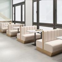 Meubles d'hôtel, table et chaises de café-restaurant, taille et couleur personnalisées, mobilier de restaurant industriel