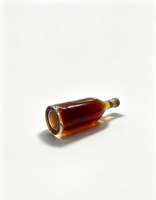 Bouteille en verre transparent pour spiritueux, vente en gros et logo personnalisé, bouteille ronde cintrée classique très vendue, 500ml 700ml 750ml pour les spiritueux