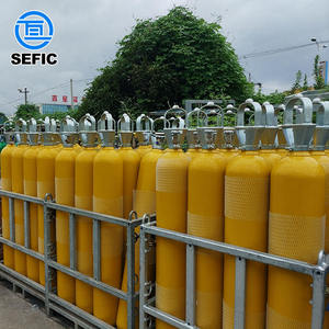 Cilindro de alta presión duradero y seguro de 50l, 300bar, 229mm, oxígeno, nitrógeno, argón, helio, Co2 - Product Image 6