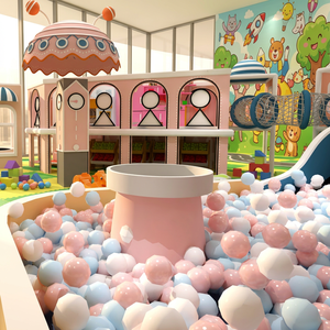 Aoleao Custom Circus Dream Indoor Playground Ball <b>Pool</b> <b>Slide</b> Sand Pit Carousel Climbing for Kids Soft Play CE TUV Certified - Product Image 2