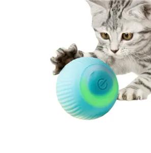 New Fashion Smart Toys Electric Cat Ball Interactive Training Self-Moving Kitten Toy Cat Playing Indoor Interactive Pet Toys