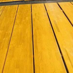 Panneaux de coffrage 3 plis jaune à noyau de pin de 27mm Panneaux de coffrage de construction à <span class=keywords><strong>prix</strong></span> compétitif avec faisceau H20 pour la construction - Product Image 1