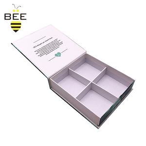 High End Personal Makeup Brand Magnetic Box With Paper Card Insert For Lady's Cosmetic Custom Gift Box