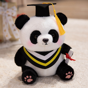 Panda di <span class=keywords><strong>Peluche</strong></span> Personalizzato con Logo e Nome, Morbido e Adorabile, <span class=keywords><strong>per</strong></span> Scuola e Laurea, Vendita all'Ingrosso - Product Image 3