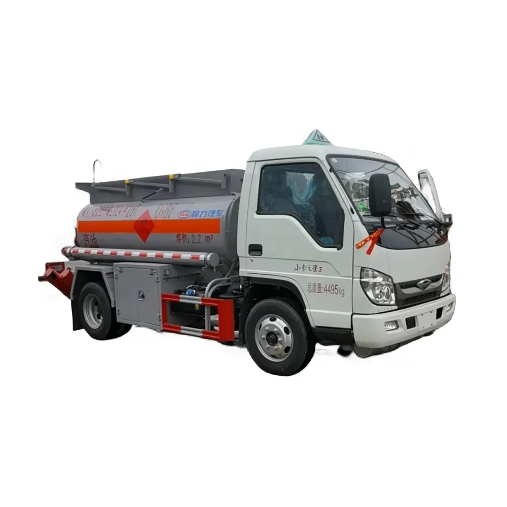 Ventas calientes directas de fábrica Mini 4x2 FORLAND 2500 litros repostar camión cisterna