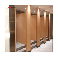 Tabique de Baño de Laminado Compacto HPL con Revestimiento Fenólico Anticorrosión para Centros Comerciales y Estaciones