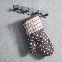 Crochets adhésifs noirs Sondoly pour salles de bain, fixation murale sans perçage, crochet mural robuste pour douche