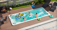 Factory Outlet Acryl Badewannen & Whirlpools Outdoor Spa Schwimmbad Whirlpool große Whirlpool Swim Spa