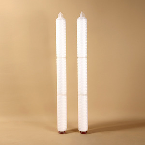 30 Inch Pp Microporous Pleated Filter Cartridge 222 Triangular Tip Industrial Wastewater Filtration - Product Image 2