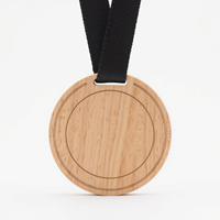 Médailles en bois d'événement sportif personnalisé en vrac rapide pour 5K Courses Tournois Jeux d'entreprise Gravé Finitions Récompenses Trophées Plaques