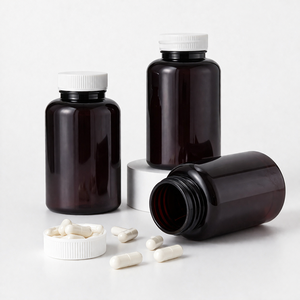 Proveedor Confiable de Botellas de Cápsulas de Plástico PET de 400 ml, Reutilizables, Ecológicas, con Logotipo Personalizado y Tapa de Rosca para Envasado de Medicamentos - Product Image 2