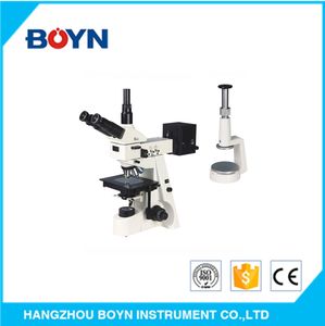 Microscopio trinocular cuádruple metalúrgico industrial de laboratorio, microscopio Trinocular de doble capa con etapa mecánica de doble capa, 1/146JBT - Product Image 2