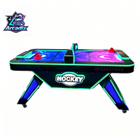 Table de hockey sur air en plastique à monnayeur, machine de jeu d'arcade sportive, affichage électronique du score, lumières colorées, vente en gros d'usine 2