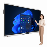 Nouveau EIBOARD 2026, écran plat interactif LED 4K Android 13.0 avec tableau blanc, écran tactile, caméra, tableau blanc interactif
