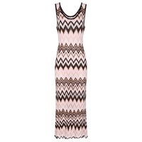 A11133 Nouvelle Robe Longue Tricotée Élégante pour Femme, Motif Géométrique Français, Coupe Ajustée, Style Commuter, Design Original, Motif Uni