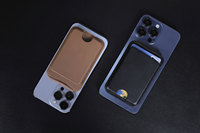 Étui portefeuille détachable en cuir PU avec support magnétique et compartiment pour cartes, compatible avec iPhone 15 et iPhone 16