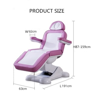 New Electric Lounge Beauty <b>Bed</b> Massage Eyelash Table with 4 Motor Series Can Be Customized Leather Color Bearing 200kg - Product Image 6