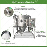 Atomiseur 50kg 100kg Chèvre Noix De Coco Lait Protéine De Lactosérum Poudre Pulvérisateur Sèche Séchage Faire La Machine pour Le Prix