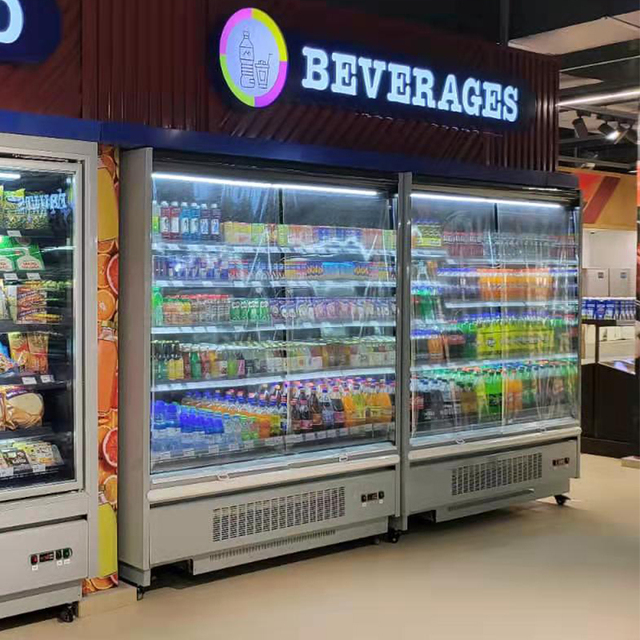 Dairy Milk Chocolate Open Display Chiller Fruit and Vegetable Supermarket Chiller Fridge