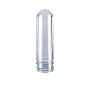 PET plastic bottle preform for water bottle with 96mm neck size 18g clear or colourful colour