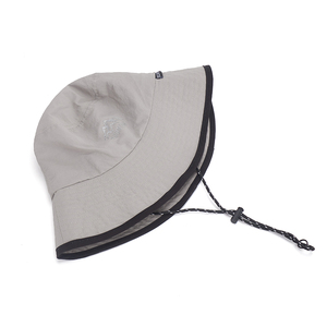 Chapeau de pêcheur unisexe noir/marron à séchage rapide, protection solaire, avec logo imprimé, coupe-vent, avec cordon pour la pêche, idéal printemps-été - Product Image 6