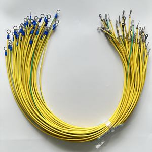 黄绿色双色纯铜4平方米桥式国标光伏电子线束 - Product Image 1