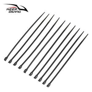 Lot de 10 attaches de câble de deuxième étage de régulateur, spéciales plongée, en nylon non marquant, autobloquantes, ZD-015 KEEP DIVING - Product Image 1