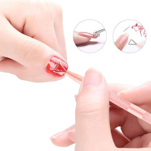 Fournisseur d'usine en gros : Repousse-cuticules et grattoir à ongles en acier inoxydable pour manucure et pédicure, outil de beauté pour salon - Product Image 4