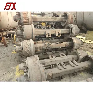 Trailer axle suspension heavy beam thickness 12, 14, 16t used strong load-bearing capacity BPW Fuhua trailer axle