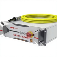 Mesin Pemotong Laser Serat Akurasi Tinggi Hm MAX 1500W MFSC-1500X Sumber Daya Optik Kondisi Baru Panjang Gelombang 1064nm Garansi 2 Tahun